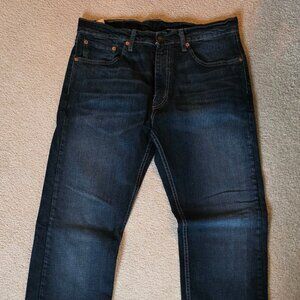 Levi Strauss & Co 505 - 33x32 Straight Leg Blue Jeans